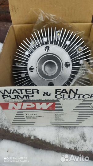 Вискомуфта toyota на двигатель 3RZ