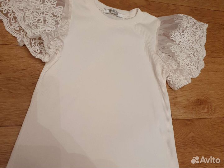 Блузка белая школьная