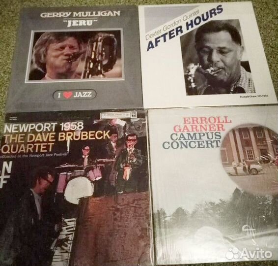 Винил западный джаз Coltrane Loussier Getz Davis