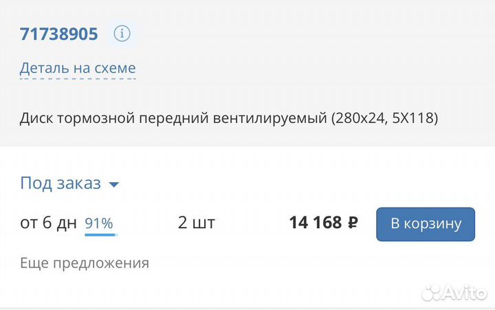 Диск тормозной фиат дукато