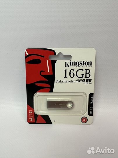 USB Флешки Kingston 16 гб, 32 гб, 64гб, 128гб