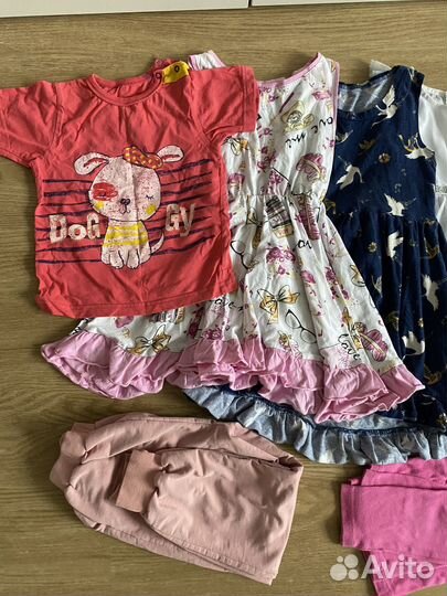 Детские вещи пакетом на девочку 110