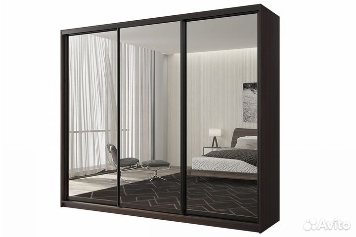 Шкаф-купе 3-дверный 