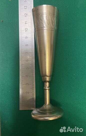 Рюмки серебро 875 пробы позолота