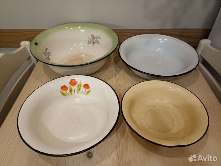 Посуда эмалированная, алюминиевая СССР