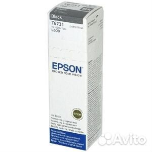 Контейнер с чернилами Epson T6731 для L800 Black