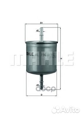 Фильтр топливный KL196 Mahle/Knecht