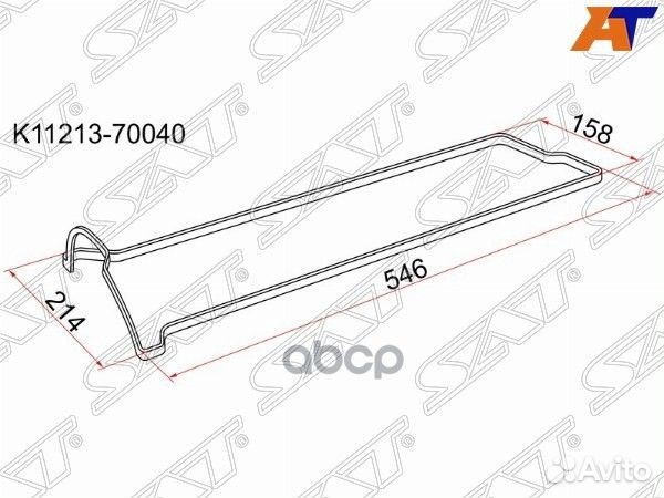 Прокладка клапанной крышки TY 1G-FE VVTi 98- K1
