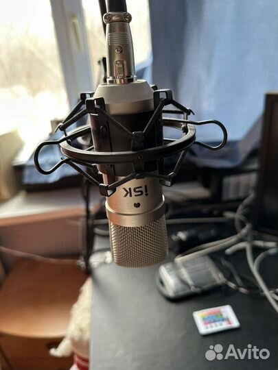 Микрофон Isk bm-800 оригинал +предусилок +провода