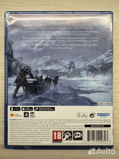 God of war ragnarok ps5 диск русская озвучка