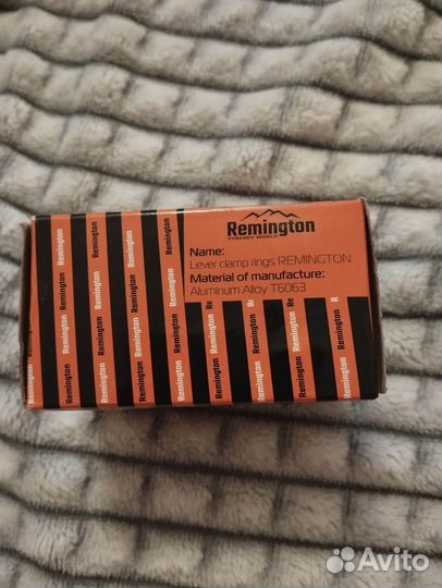 Кольца быстросъем.Remington 30mm средние 22m рычаг