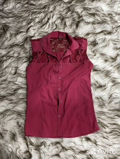 Рубашка блуза для девочки 134 р