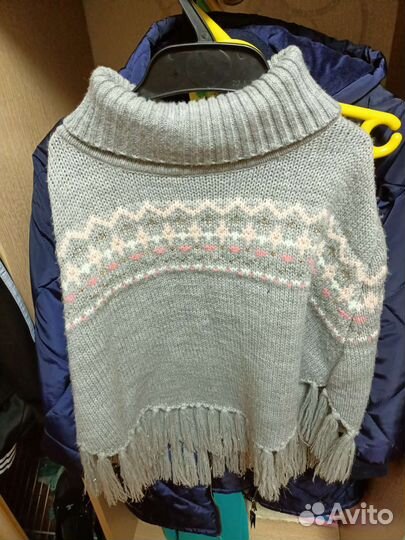 Пончо для девочек