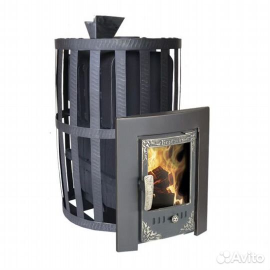 Продаю печь-камин чугунную для бани Воевода