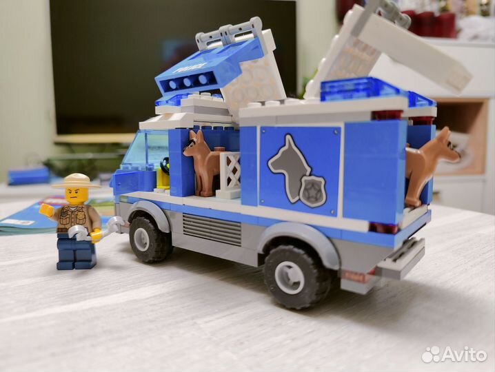 Lego City 4441 Полицейский фургон с собаками