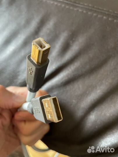 Кабель Supra USB 2.0 A-B 2m