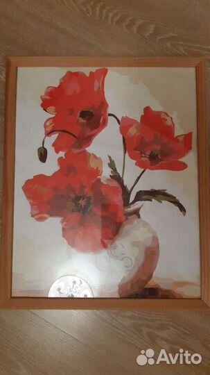 Готовые картины по номерам