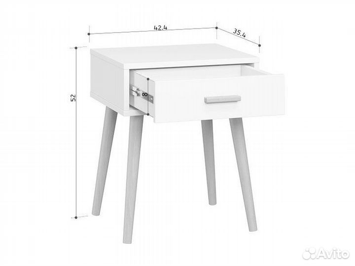 Тумба прикроватная Ивейн-2 Latte