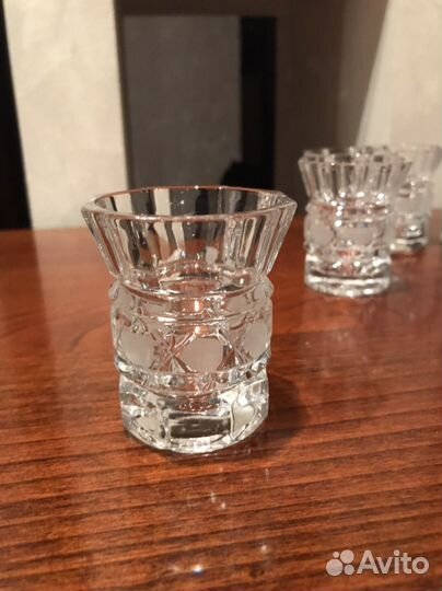 Хрустальные стопки СССР
