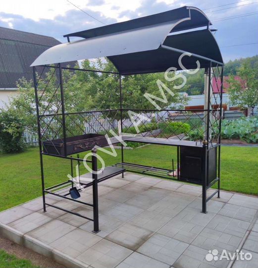 Беседка с мангалом