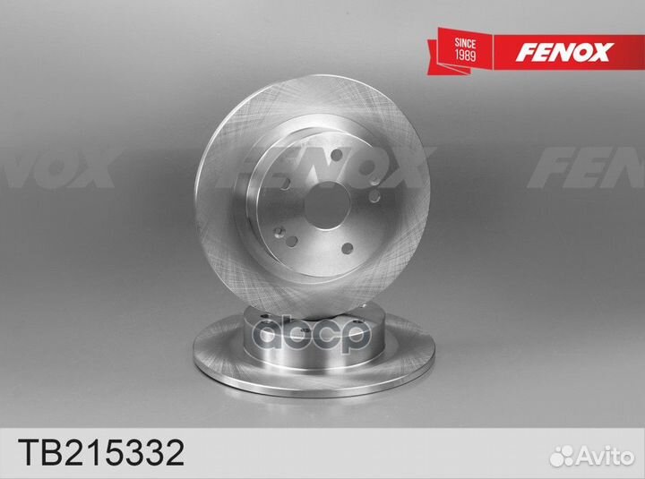 Диск тормозной geely coolray 20- TB215332 fenox