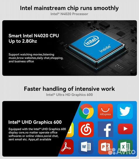 Новый Ноутбук 2.5K дисплей 14