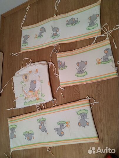 Бортики на детскую кроватку