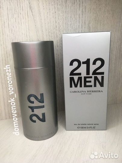 Новые духи (парфюм) Carolina Herrera 212 Men