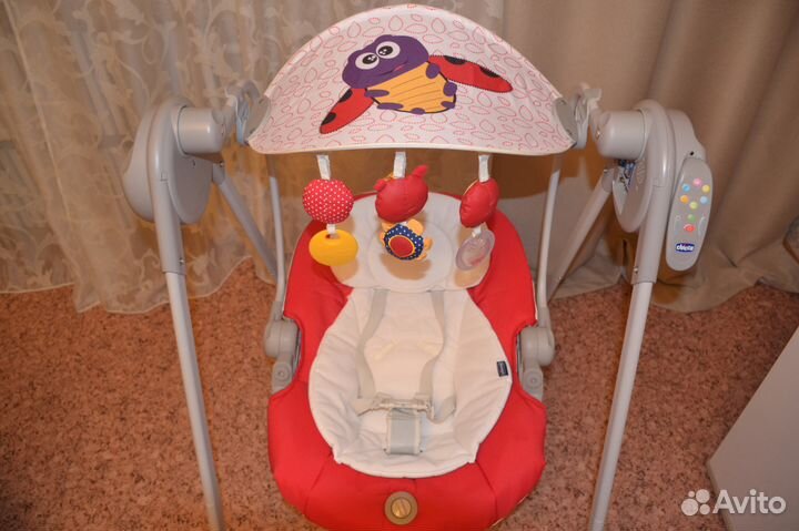 Электронные качели Chicco Polly Swing Up 0-9 мес