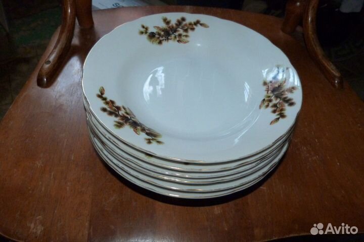 Фарфоровая посуда СССР -Тарелки япония