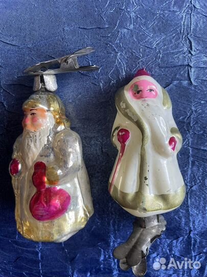 Новогодние елочные игрушки ретро