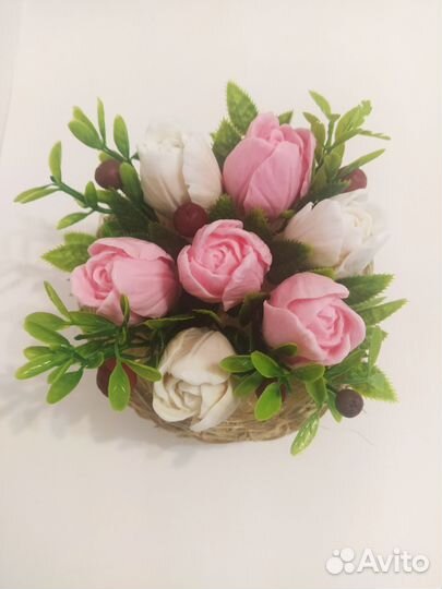 Букет из мыла, мыльный букет