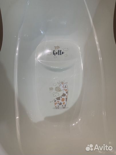 Ванночка для купания с горкой