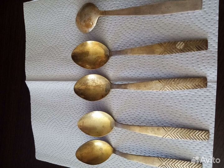 Ложки вилки мельхиор