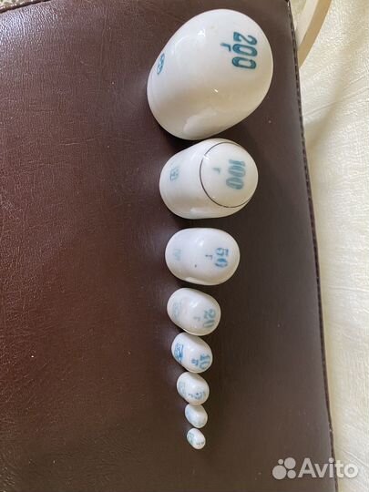 Фарфоровые статуэтки СССР (гирьки)