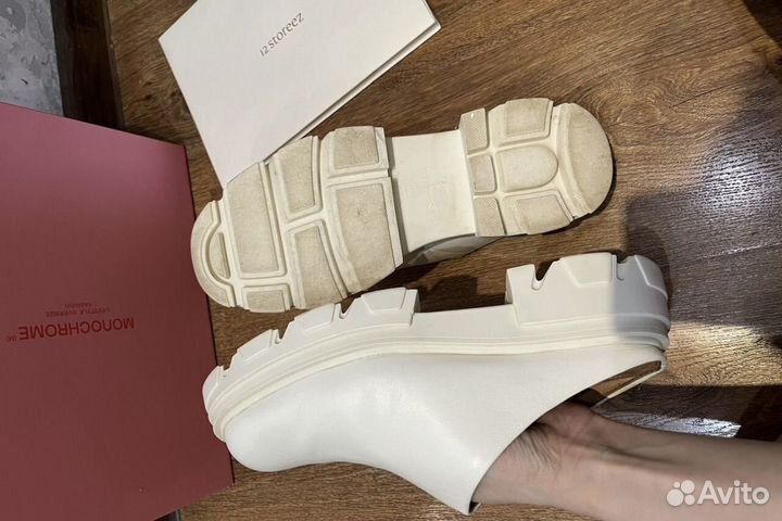 Мюли сабо ekonika натуральная кожа 39р