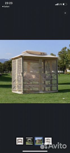 Садовая качеля Беседка Новая