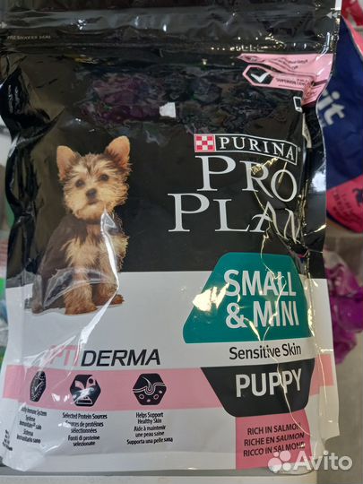 Сух.корм PROplan щен.мелких пород, лосось, 700г