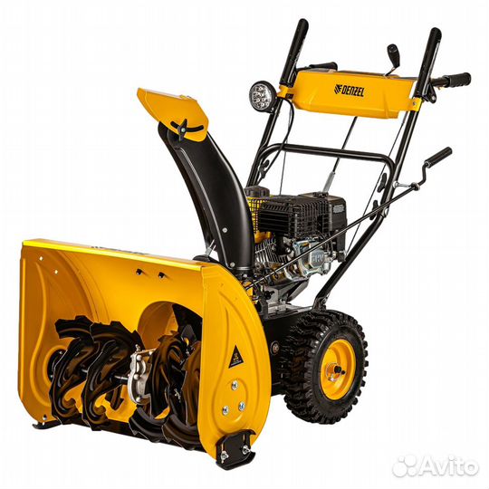 Снегоуборочник denzel SBM 610,ручной старт, фара