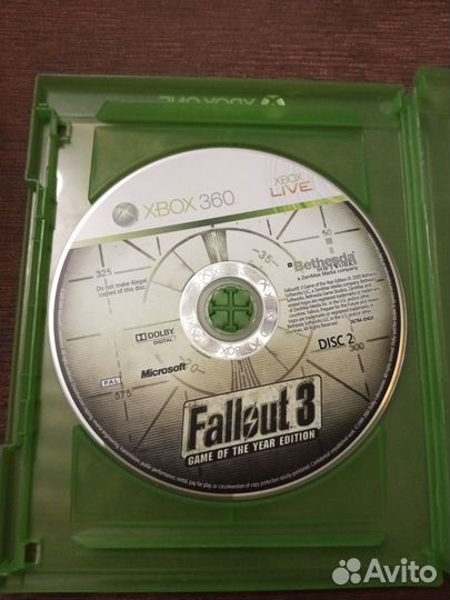 Диск с дополнениями для Fallout 3 Xbox