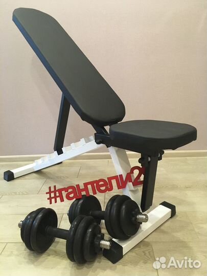 Силовая скамья / гантели 15 кг