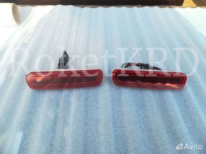 Катафот Заднего бампера Land Cruiser 100 Неон