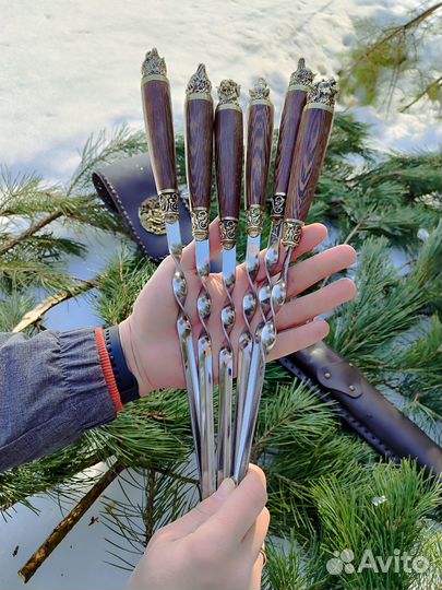 Набор шампуров Дикие звери