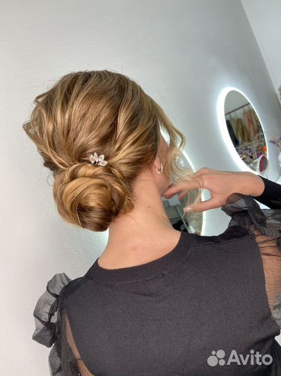 Прически локоны