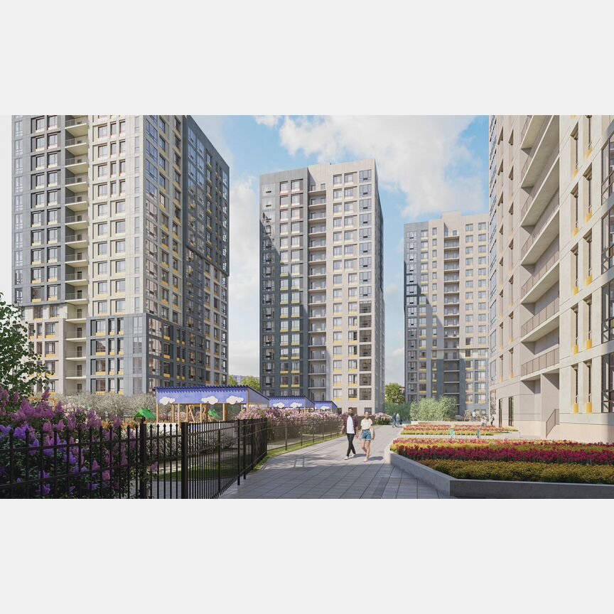 1-к. квартира, 37,1 м², 8/12 эт.