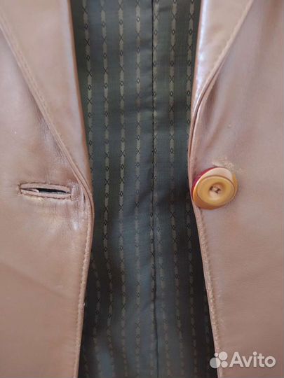 Кожаный пиджак