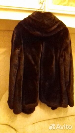 Шуба норковая Black Nafa фабрика Marco Varni