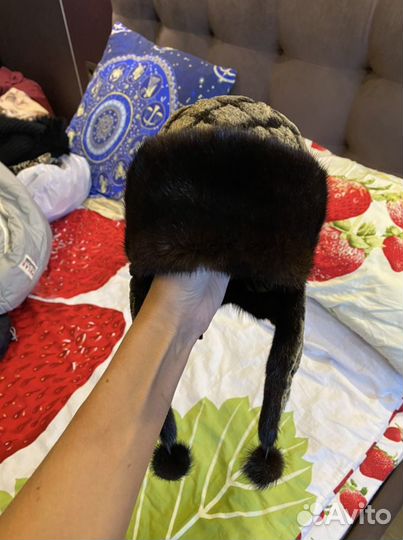 Шапочка норка стриженая