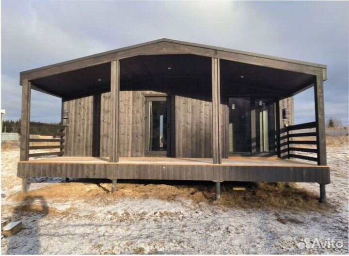 Каркасный дачный дом с доставкой 75 м кв, арт. дн-6325
