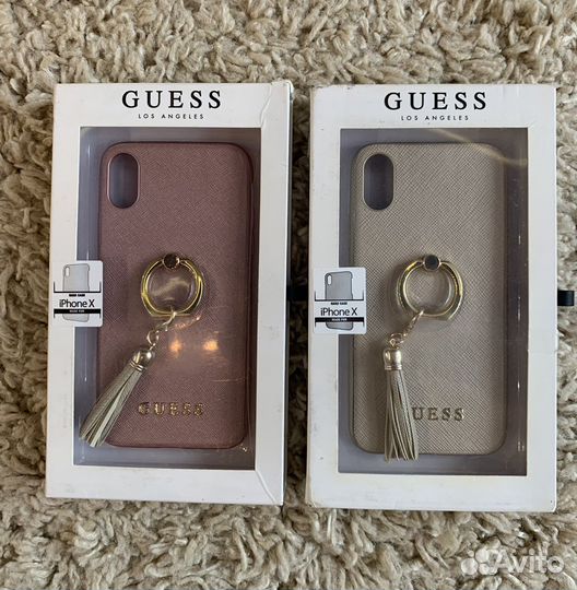 Чехлы на iPhone X и XR guess